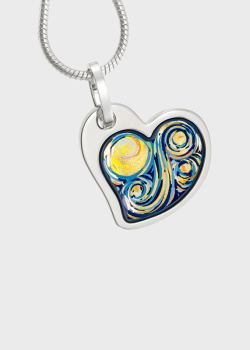 Подвеска в форме сердца Freywille Heart Eternite Vincent van Gogh, фото